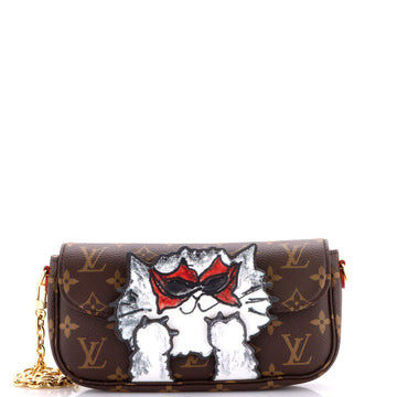 Louis Vuitton Ivy Wallet on Chain Limited Edition Grace Coddington Catogram Canvas