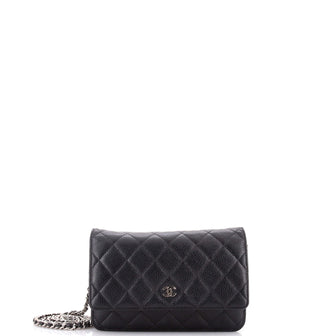 Chanel Wallet on Chain Quilted Caviar