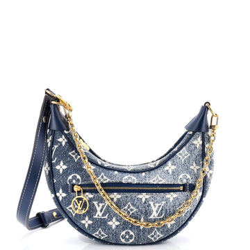 Louis Vuitton Loop Handbag Monogram Jacquard Denim