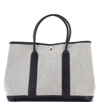 Hermes Garden Party Tote Toile and Leather 36