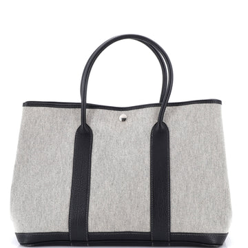 Hermes Garden Party Tote Toile and Leather 36