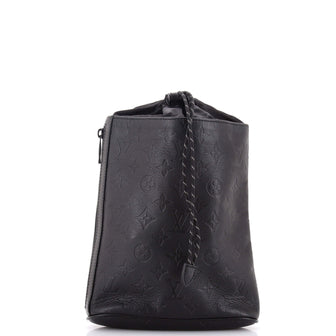 Louis Vuitton Chalk Sling Bag Monogram Shadow Leather
