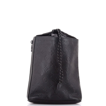 Louis Vuitton Chalk Sling Bag Monogram Shadow Leather