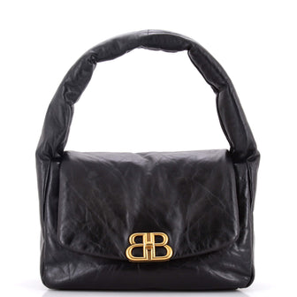 Balenciaga Monaco Sling Bag Padded Leather Large