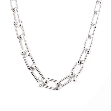 Tiffany & Co. HardWear Graduated Link Necklace Sterling Silver