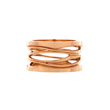 Bvlgari B.Zero1 Design Legend Zaha Hadid Four Band Ring 18K Rose Gold