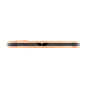 Bvlgari B.Zero1 Cuff Bracelet 18K Rose Gold and Coated Stainless Steel