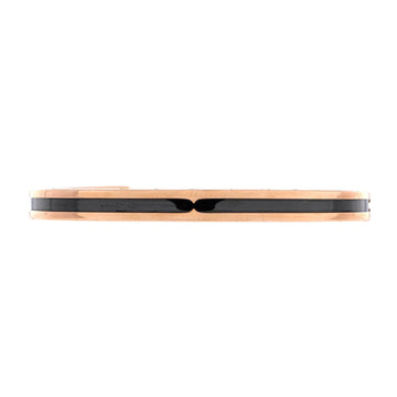 Bvlgari B.Zero1 Cuff Bracelet 18K Rose Gold and Coated Stainless Steel