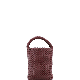 Bottega Veneta Cabat Bucket Bag Padded Intrecciato Leather Small
