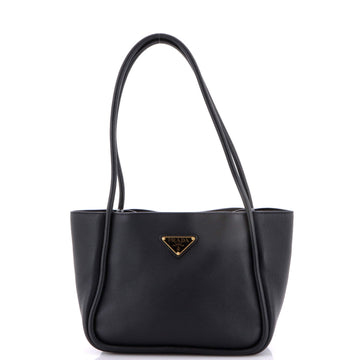 Prada Tote Bag Soft Grain Leather Mini