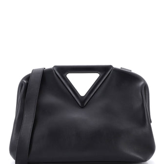 Bottega Veneta Point Shoulder Bag Leather Medium