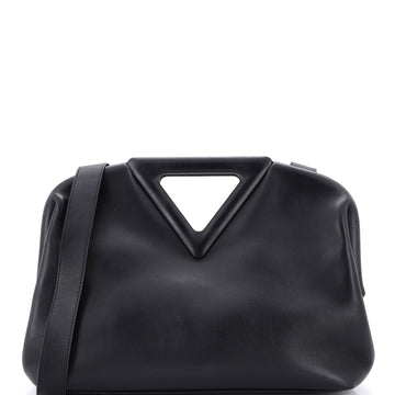 Bottega Veneta Point Shoulder Bag Leather Medium