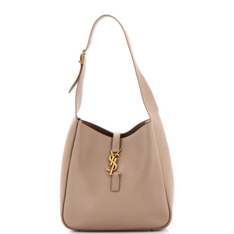 Saint Laurent Le 5 a 7 Supple Hobo Leather Small