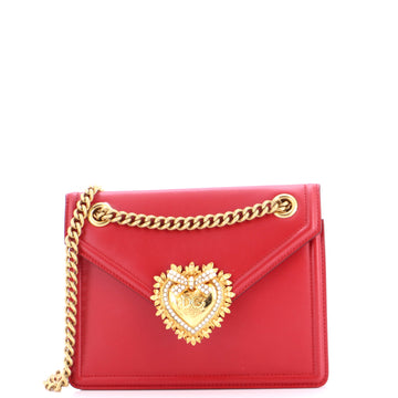 Dolce & Gabbana Devotion Crossbody Bag Leather Small