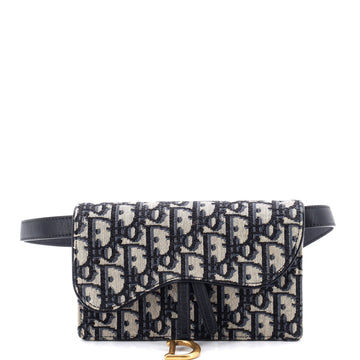 Christian Dior Saddle Rectangular Belt Bag Oblique Canvas