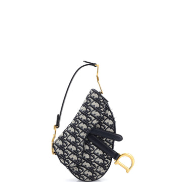 Christian Dior Saddle Handbag Oblique Canvas Mini