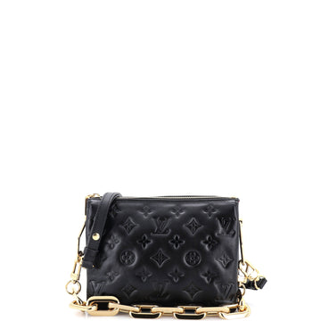 Louis Vuitton Coussin Bag Monogram Embossed Lambskin BB