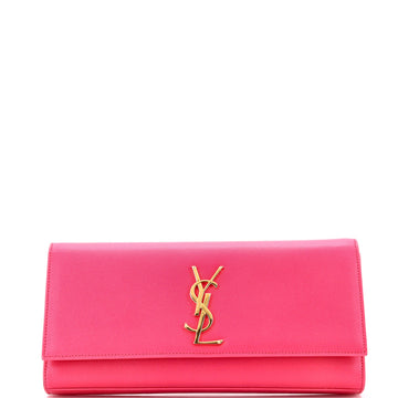 Saint Laurent Classic Monogram Clutch Leather Long