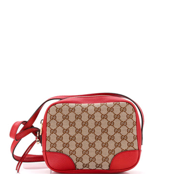 Gucci Bree Disco Crossbody Bag GG Canvas with Leather Mini