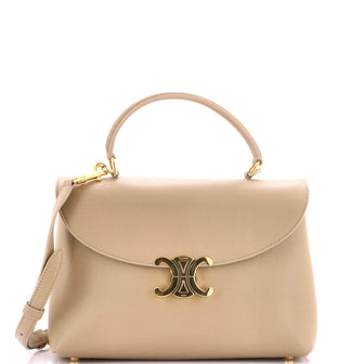 Celine Nino Top Handle Bag Leather Medium