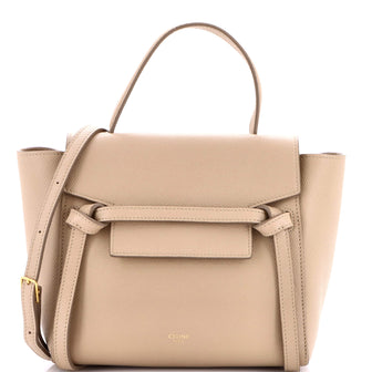 Celine Belt Bag Textured Leather Nano