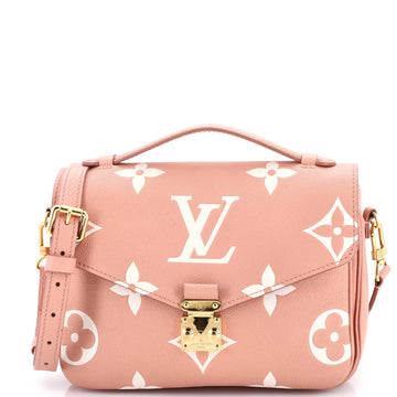 Louis Vuitton Pochette Metis Bicolor Monogram Empreinte Giant
