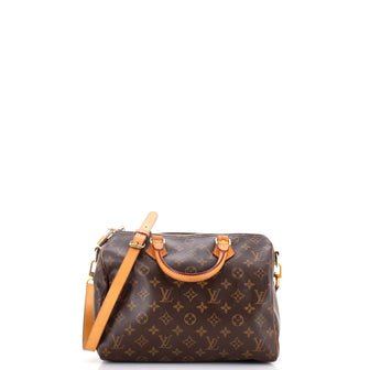 Louis Vuitton Speedy Handbag Monogram Canvas 30