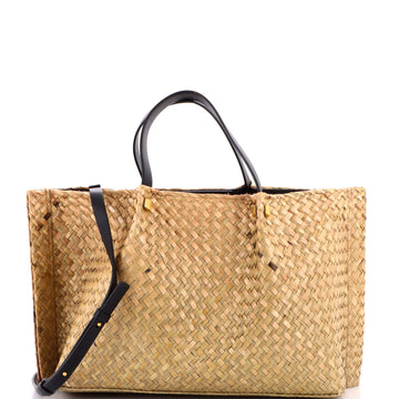 Valentino Garavani VLogo Escape Tote Straw Medium