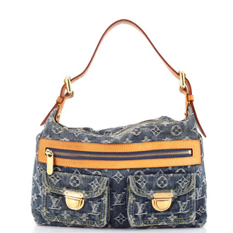 Louis Vuitton Baggy Handbag Denim PM