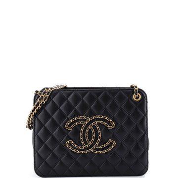 Chanel Once Upon A Time Accordion Tote Quilted Calfskin Medium
