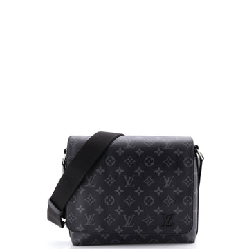 Louis Vuitton District Messenger Bag Monogram Eclipse Canvas PM