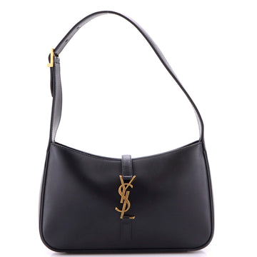 Saint Laurent Le 5 a 7 Hobo Leather Small