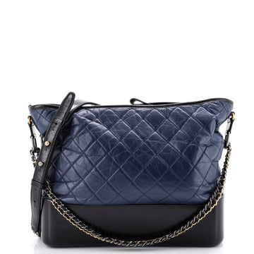 Chanel Gabrielle Hobo Quilted Aged Calfskin Large