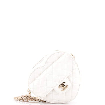 Chanel CC in Love Heart Bag Quilted Lambskin