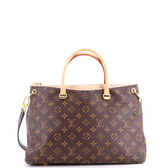 Louis Vuitton Pallas Tote Monogram Canvas with Leather
