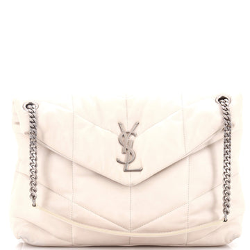 Saint Laurent Loulou Puffer Shoulder Bag Quilted Leather Medium