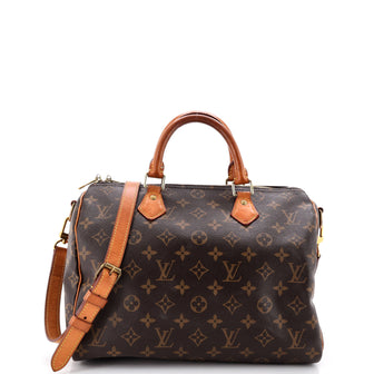 Louis Vuitton Speedy Bandouliere Bag Monogram Canvas 30