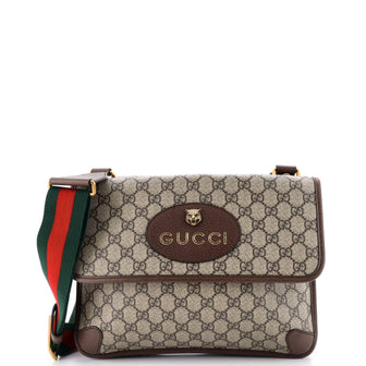 Gucci Neo Vintage Flap Messenger GG Coated Canvas Medium