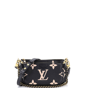 Louis Vuitton Multi Pochette Accessoires Bicolor Monogram Empreinte Giant