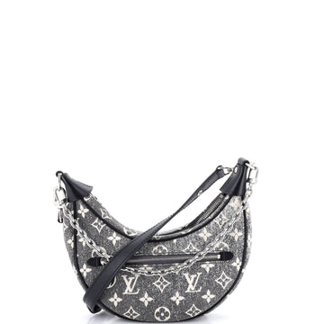 Louis Vuitton Loop Handbag Monogram Jacquard Denim