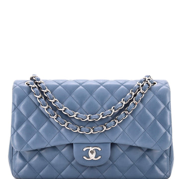Chanel Classic Double Flap Bag Quilted Lambskin Jumbo