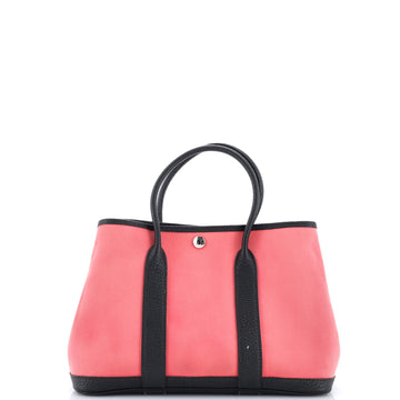 Hermes Garden Party Tote Toile and Leather 30