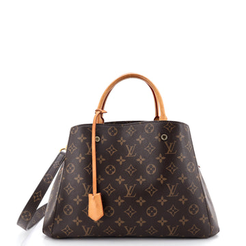Louis Vuitton Montaigne Handbag Monogram Canvas MM