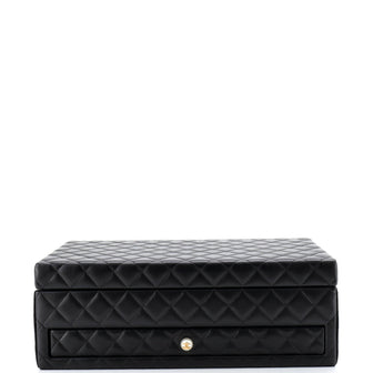 Chanel Pearl Jewelry Box Quilted Lambskin Medium