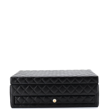 Chanel Pearl Jewelry Box Quilted Lambskin Medium