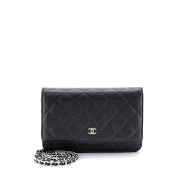 Chanel Wallet on Chain Quilted Caviar