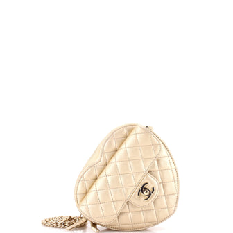 Chanel CC in Love Heart Bag Quilted Lambskin