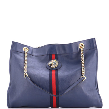 Gucci Rajah Chain Tote Leather Large