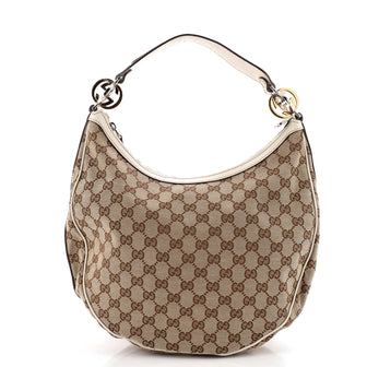 Gucci Twins Hobo GG Canvas Medium