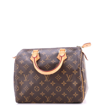 Louis Vuitton Speedy Handbag Monogram Canvas 25